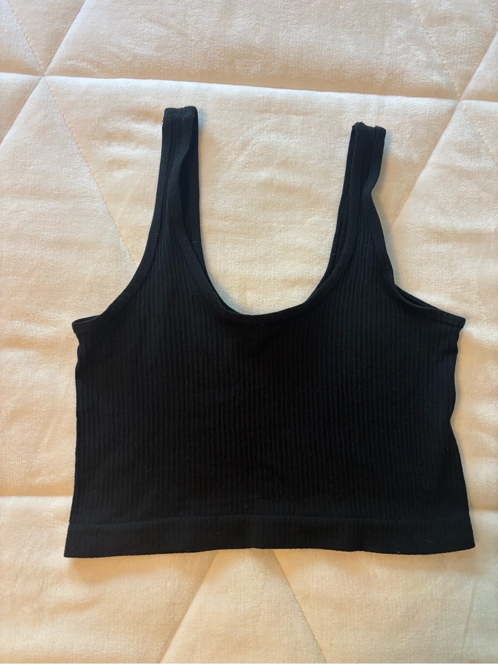 Out From Under Cropped Ribbed Tank - Picture 4 of 4